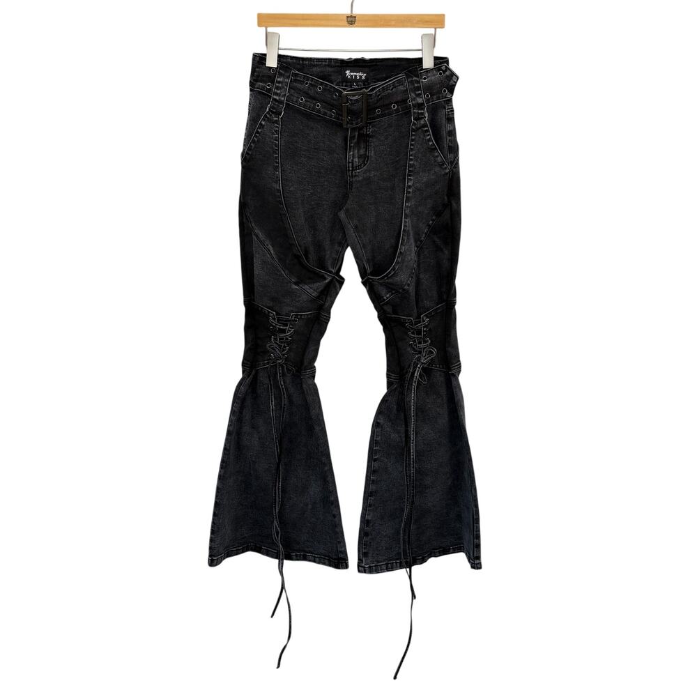 Generation Kiss Dolls Kill Camryn Flared Jeans - Women's Size L
